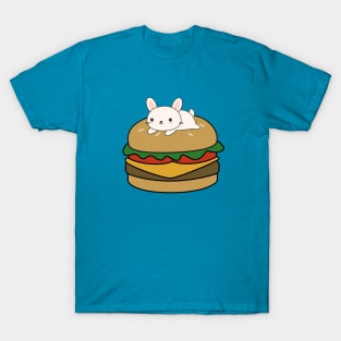 Cute Bunny Rabbit Burger T-Shirt T-Shirt